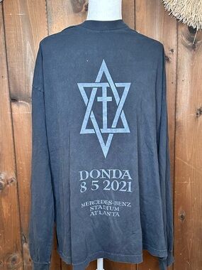 Kanye West ‘DONDA’ Album Release Party Long Sleeve 8/5/2021 Sz XL Yeezy Bully